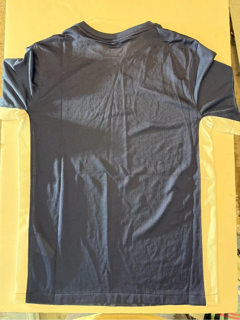Nike  boys Navy Blue and White Dri-FIT Athletic Top NWT